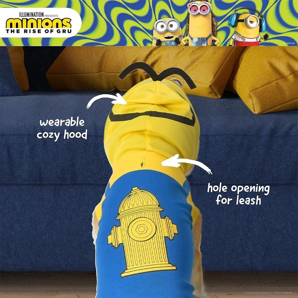 Minion Despicable Me Fancy Dress Up Halloween Pet Dog Cat Costume Small